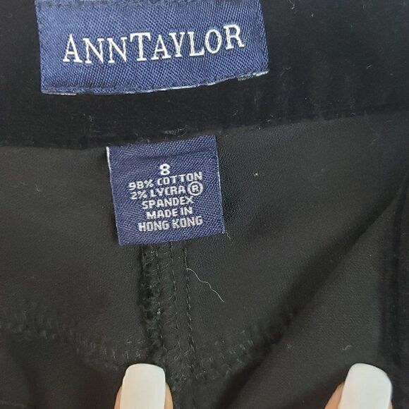 Ann Taylor 5 Pocket High Rise Boot Cut Velvet Trouser Pants Size 8 - Picture 6 of 8